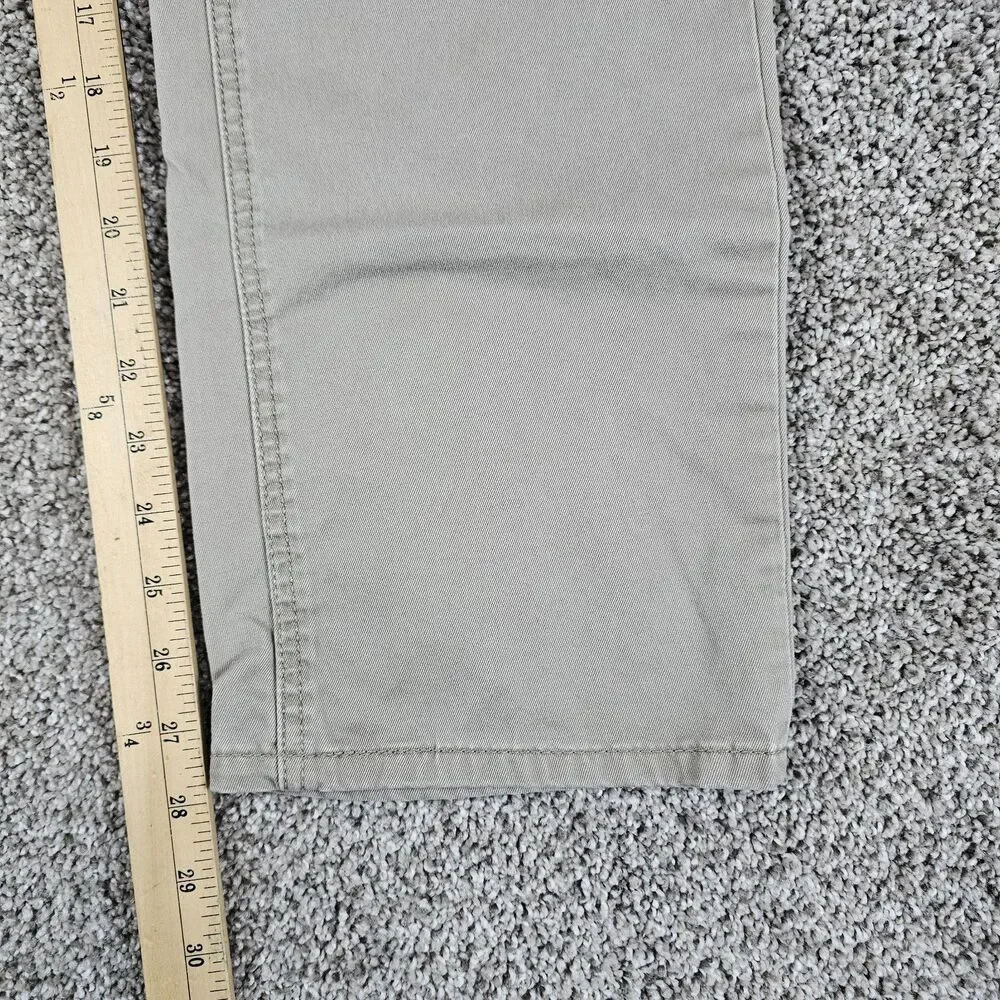 Levis 541 Jeans Mens 35x28 Khaki Athletic Tapered Stretch Workwear American